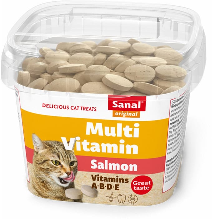 Sanal Multi Vitamin Cat Treats - Kattensnack - Zalm 100 g