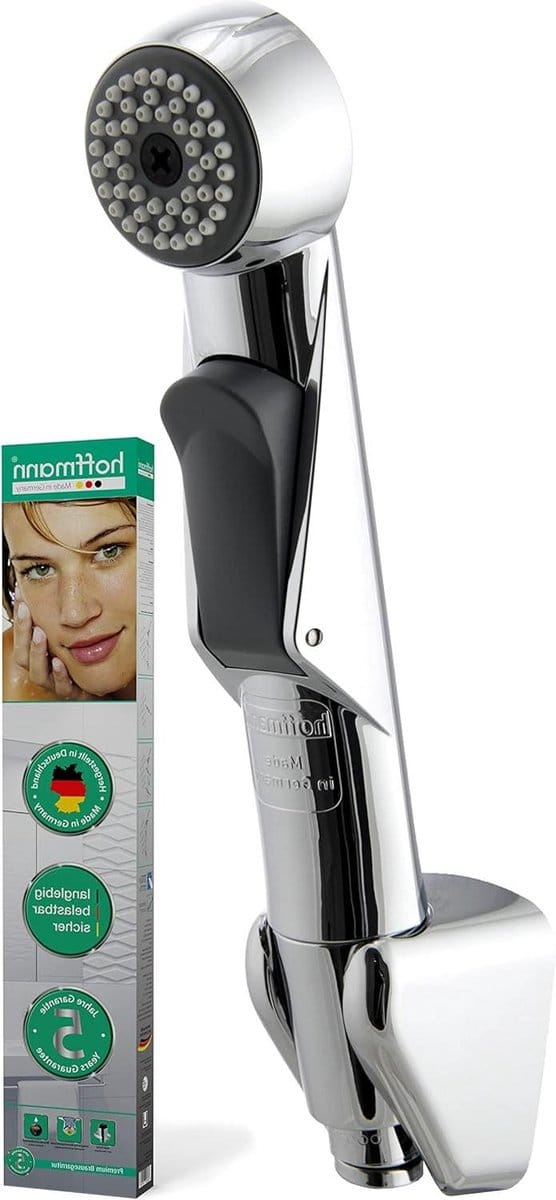 Wastafeldouche bidet Essensa + wandhouder - antikalk - Made in Germany - Hoffmann