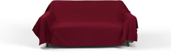 Bed Linen Sprei Max Color, effen, bordeaux, 170 x 300 cm