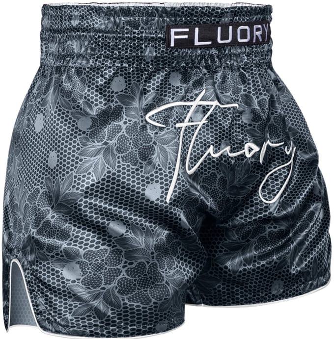 Fluory Muay Thai Kickboks Short Pinga Zwart – M