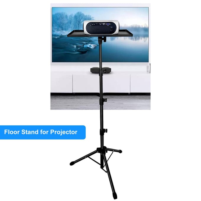 Projector Statief Universeel Laptop Statief met Plateau Verstelbare Hoogte van 24-63 inch TYPE 1 gray