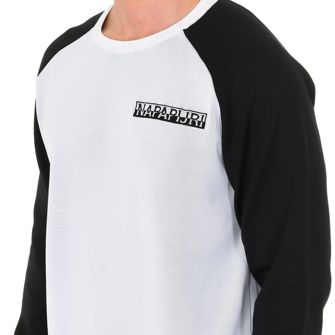 Heren sweatshirt met lange mouwen en ronde hals NP0A4DVOM