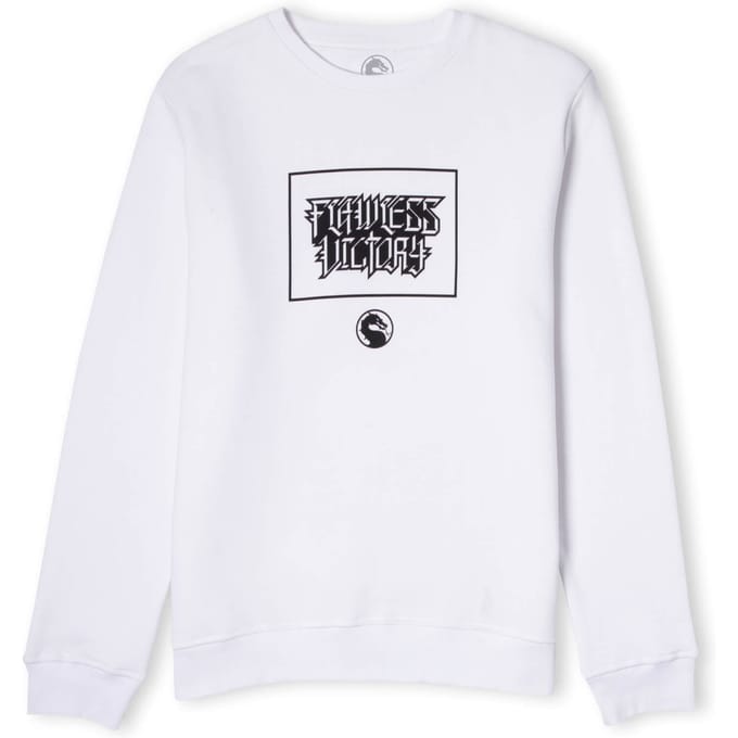 Mortal Kombat Flawless Victory Sweatshirt - Wit - M