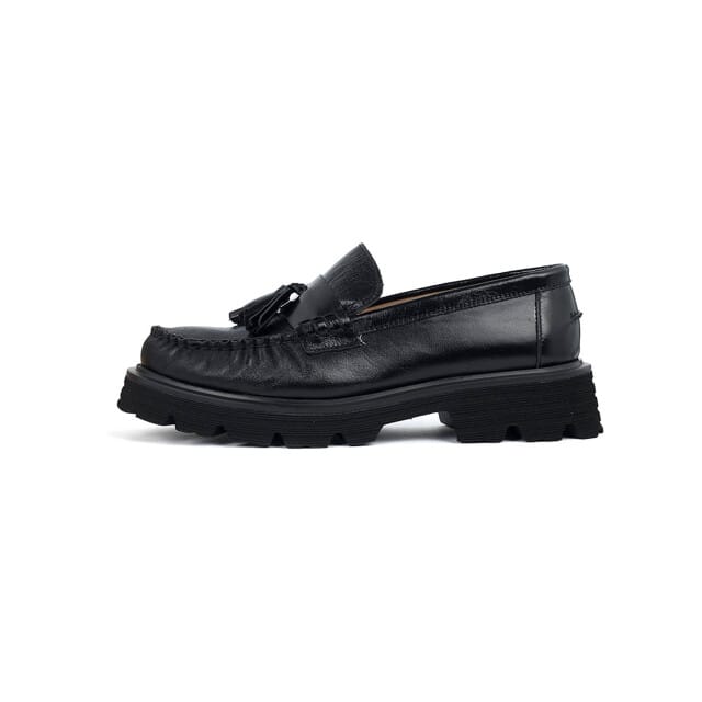 Babouche Bizou-105 loafer zwart, 40 / 6.5