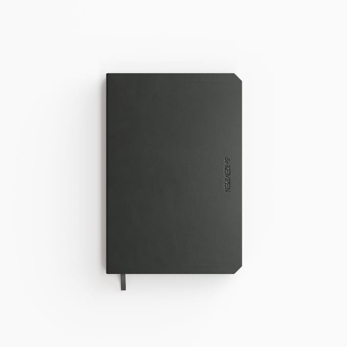 Notitieboek De Kempen - Zwart - 11 x16 cm - Binnenzijde: lijnen