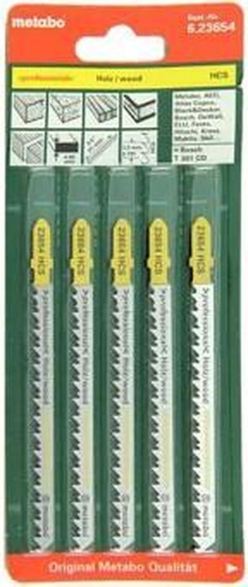 Decoupeerzaagblad SS 1,2mm 5  stuks
