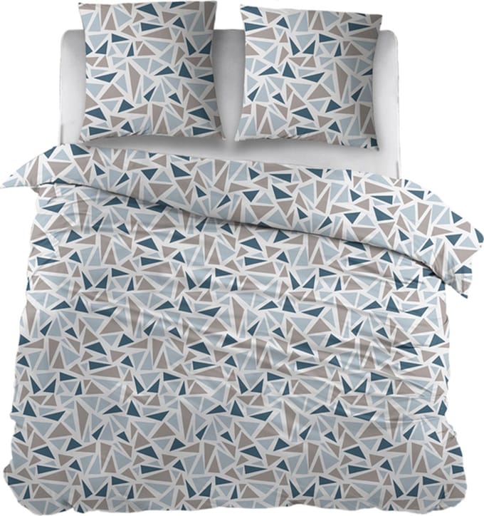 Snoozing Amber Dekbedovertrek - Eenpersoons - 140x200/220 cm - Blauw