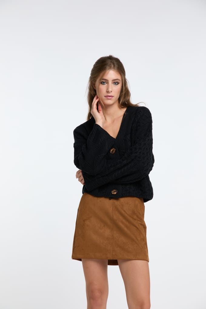 IZIA Cropped Cardigan gaya