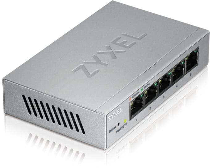 ZyXEL GS1200-5 5-Port Web Managed Gigabit Schakelaar