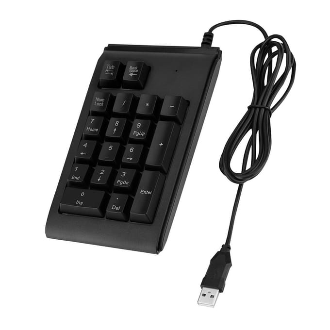 Pavé numérique USB 19 touches 3 couleurs, mécanique, tactile, 10 millions de clics
