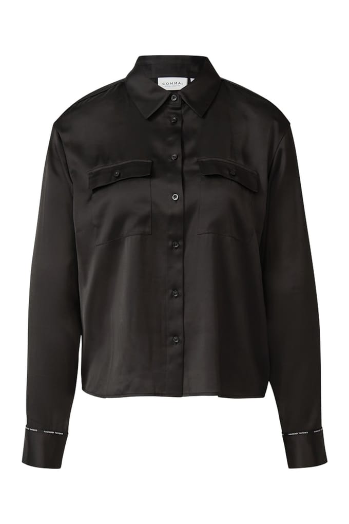 Comma  Blouses Black Taglia: 36 | Magliette intime Outlet | Donna | Nero