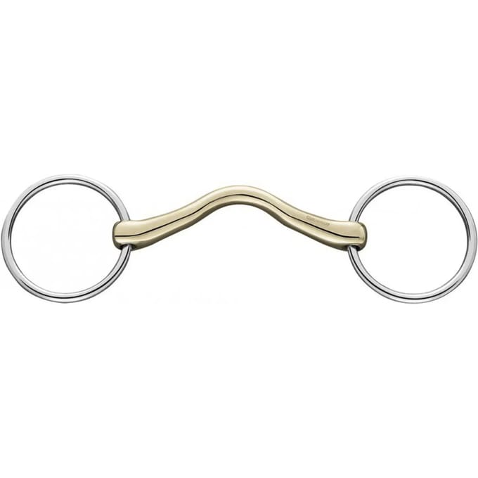 Recht 2-rings bit voor paarden Sprenger Sensogan