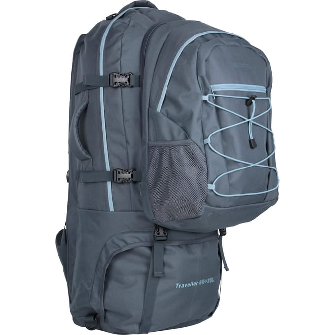 Mountain Warehouse Traveller 100L rugzak (Donkerblauw)