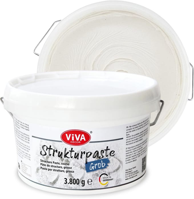 Strukturpaste Grob 3,8 kg, White (2200 ml)