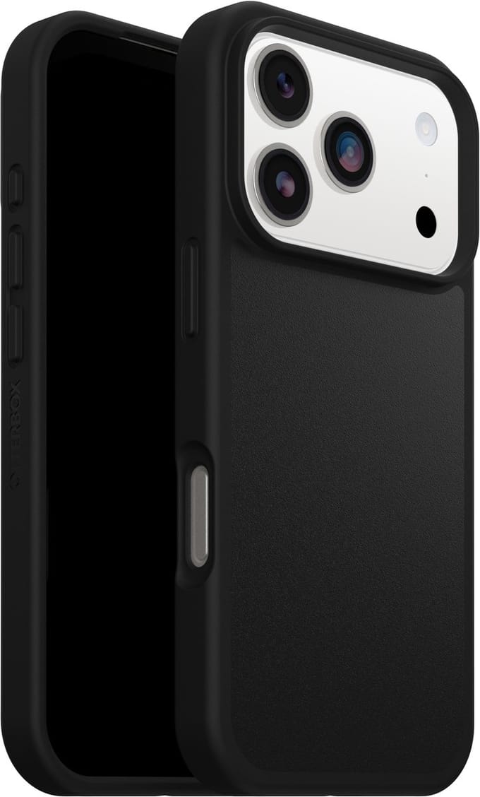 OtterBox React - MagSafe Hoesje - Geschikt voor iPhone 17 pro - Transparant/Zwart