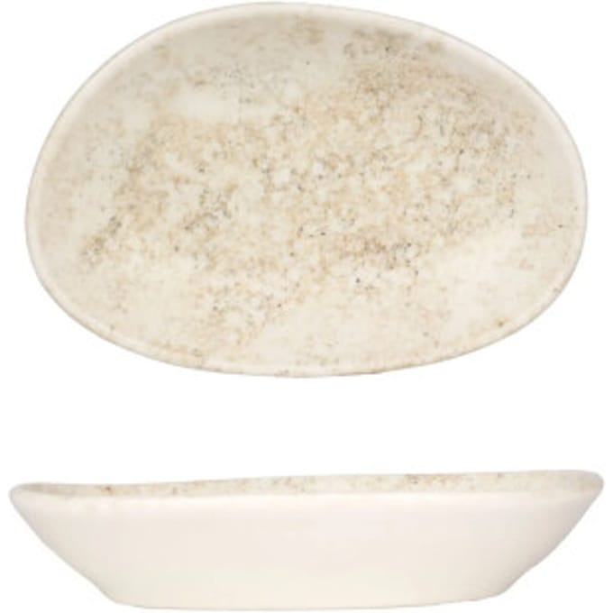 Bonna Serveerschaal - Nacrous - Porselein - 15 cm - set van 4