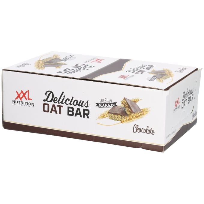 XXL Nutrition - Delicious Oat Bar - Chocolade - Havermoutreep - 12 Pack
