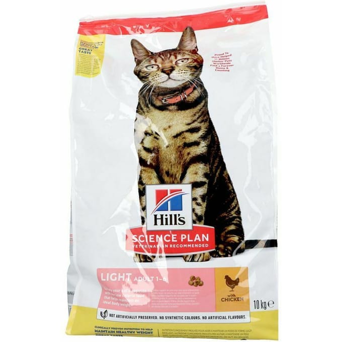 Science Plan Feline Adult Light Chicken 10kg