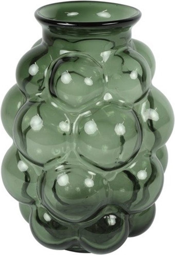 Countryfield Vaas Royal-Kim glas L21B21H30CM donker groen
