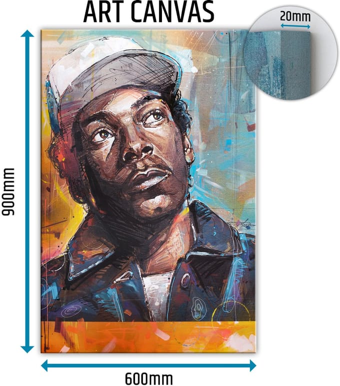 Snoop Dogg canvas 60x90 cm