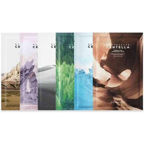 SKIN1004 Madagascar Centella Variety Mask Set 6 pcs + 2 st