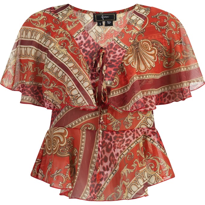 Faina Blouse Dames rood