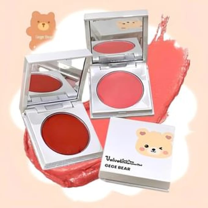 Gege Bear - BUY 3 GET 40% OFF - Velvet Tipsy Lip & Cheek Mud - 4-6 #06 Ebony Coco