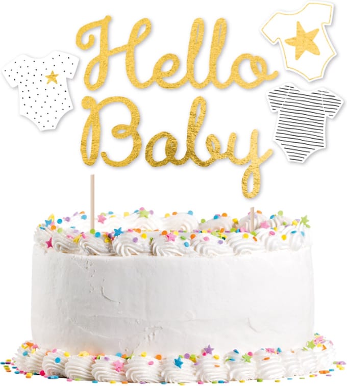 Amscan - Hello Baby - taarttopper