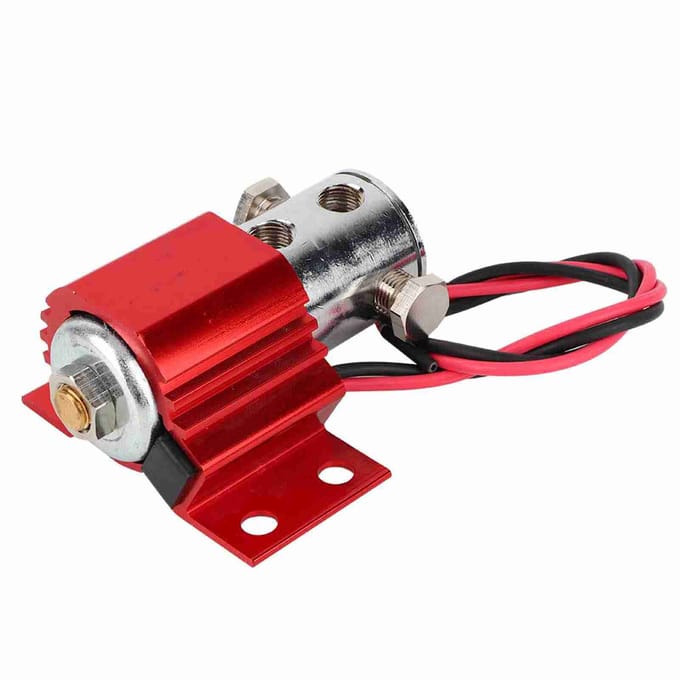 Kit Électrique de Blocage de Ligne de Frein Contrôle de Roulement de Frein Maintien en Pente Rouge red