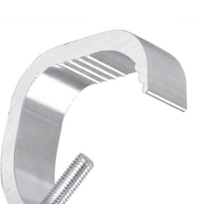 Podiumlichtklem Heavy Duty Anti-slip Gegoten Aluminium Podiumlamp Haakset voor Spotlight Moving white