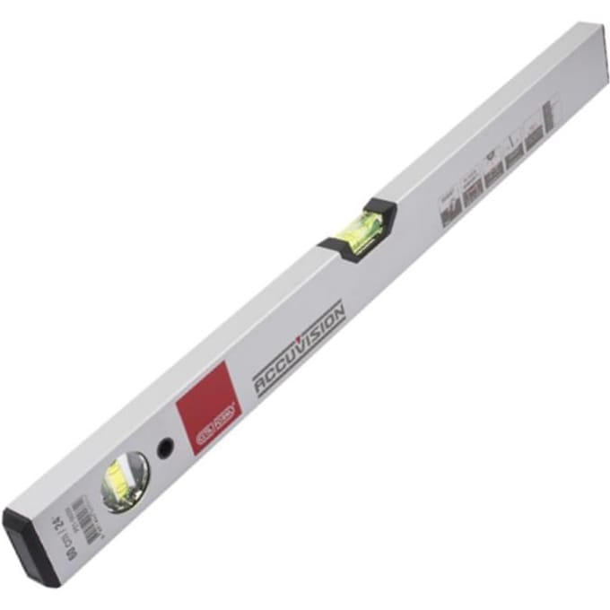 Professionele magnetische waterpas van 80 cm lang, aluminium