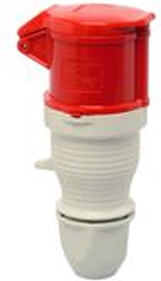 CEE koppeling 3P+T 32A 380V rood Walther (330 406)