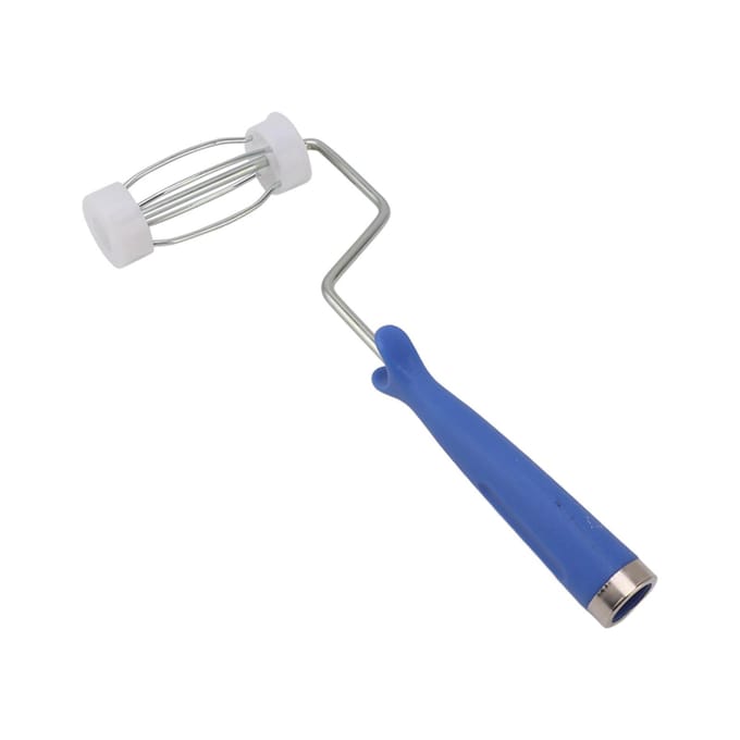Rollerframe Ergonomische Handgreep Hoge Sterkte Eenvoudige Bediening Verfrollerframe voor Stofroller 4 Inch 4in white