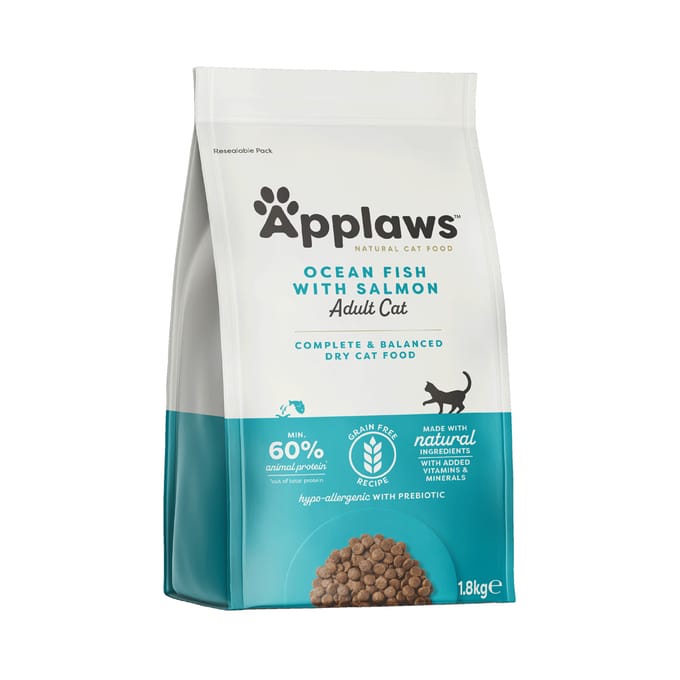 Applaws Oceaanvis en Zalm - Kat - Droogvoer - 1,8 kg
