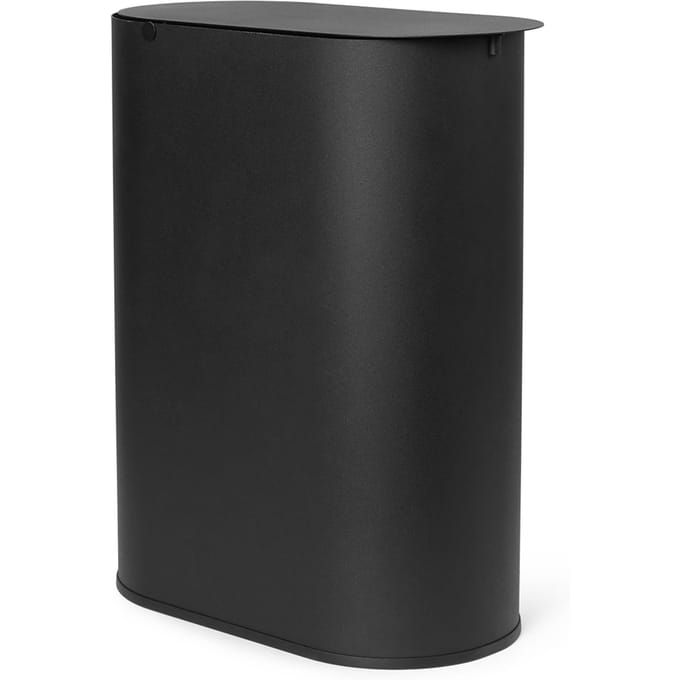 Ferm Living Enkel Vuilnisbak - medium - zwart