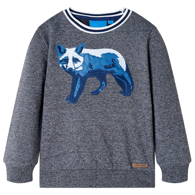vidaXL - Kindertrui - 128 - gemêleerd - marineblauw