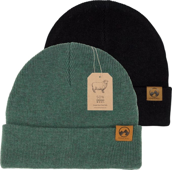 MowMow 2-pack Muts Merino - Beanie - Heren - Dames