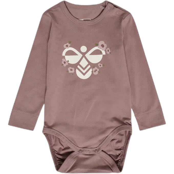 Body met lange mouwen voor babymeisjes Hummel Fenja