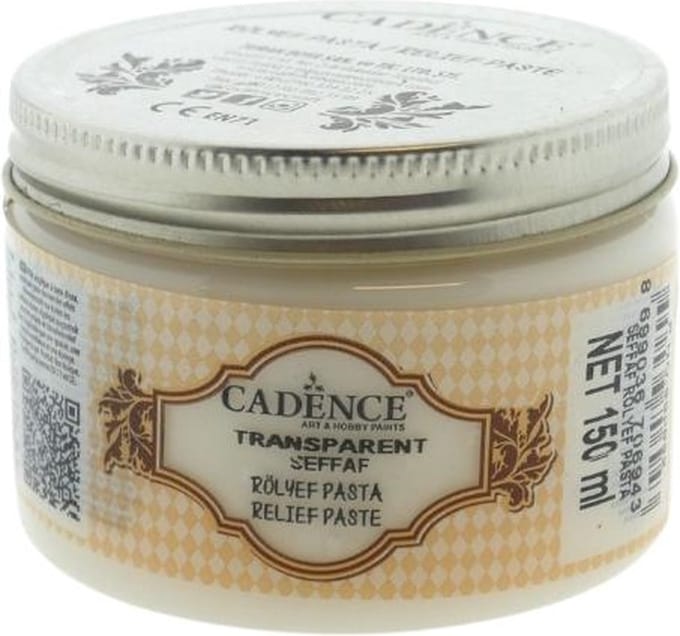 Cadence Transparant Relief Pasta 150 ml