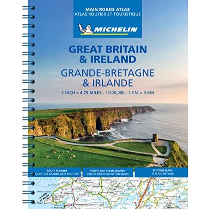 Michelin Wegenatlas Groot-Brittannië & Ierland - Michelin Atlassen