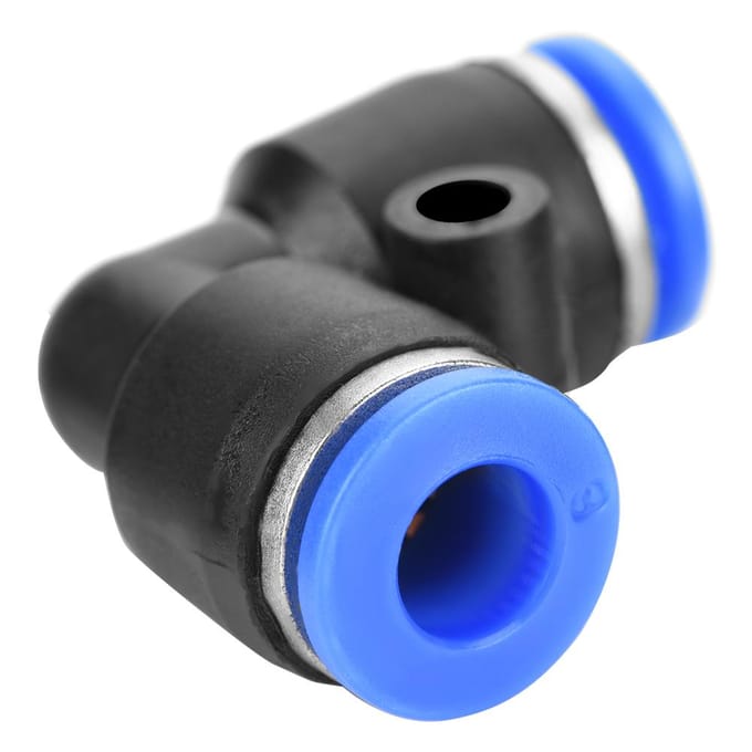 40 Stuks 6mm Luchtslang Pneumatische Push Connector Lucht Push Snelkoppelingen 4 Vorm
