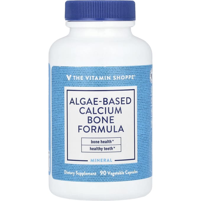 The Vitamin Shoppe, formule calcium os ingrédient algues, 90 gélules végétales