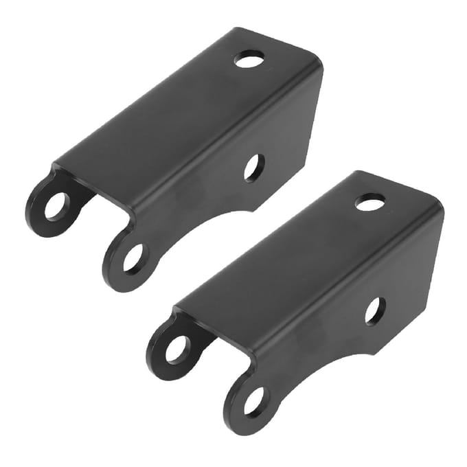 Kit d'extensions d'amortisseurs Drop Shock Kit de support d'extension d'amortisseurs Drop basculants Remplacement pour Chevy Silverado C10 gray