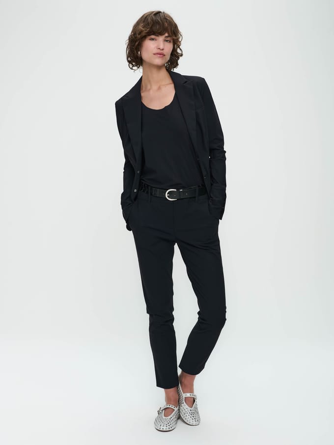 Blazer Roma Easy Wear Technical Jersey | Black - Black / S