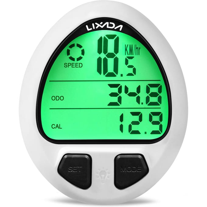 Fietssnelheidsmeter Bekabelde/draadloze fietscomputer Kilometerteller Fietssnelheidsmeter Wired wit
