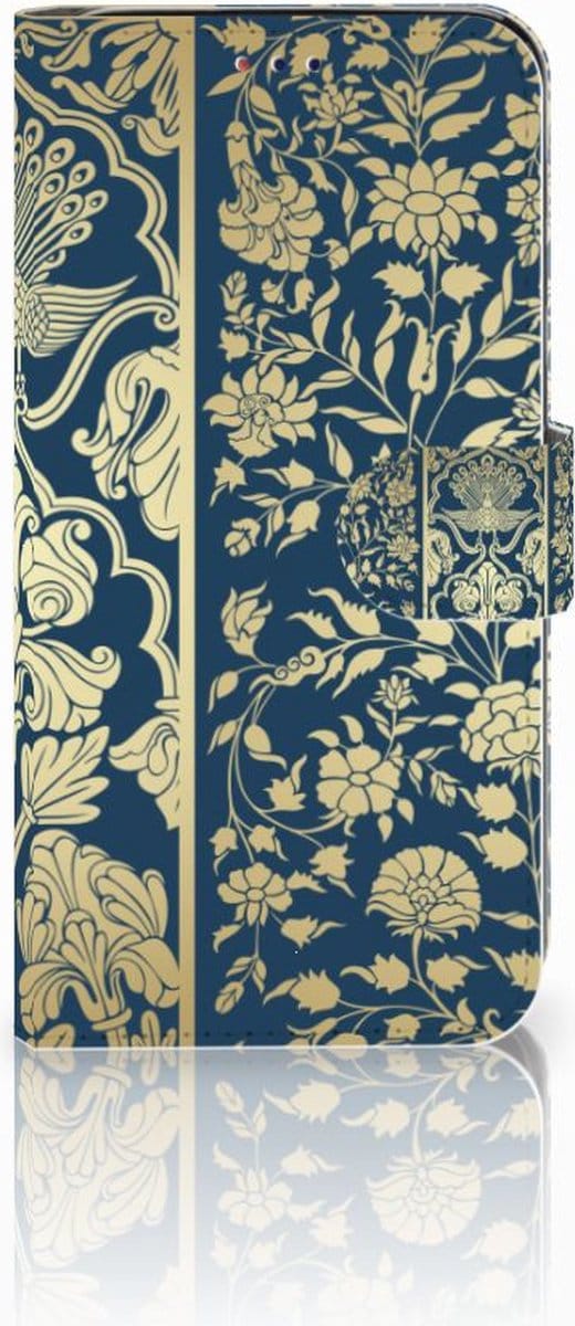 Samsung Galaxy A10 Hoesje Beige Flowers