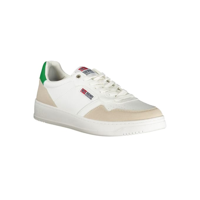 Noorwegen 1963 Witte Polyurethaan Heren Sneaker
