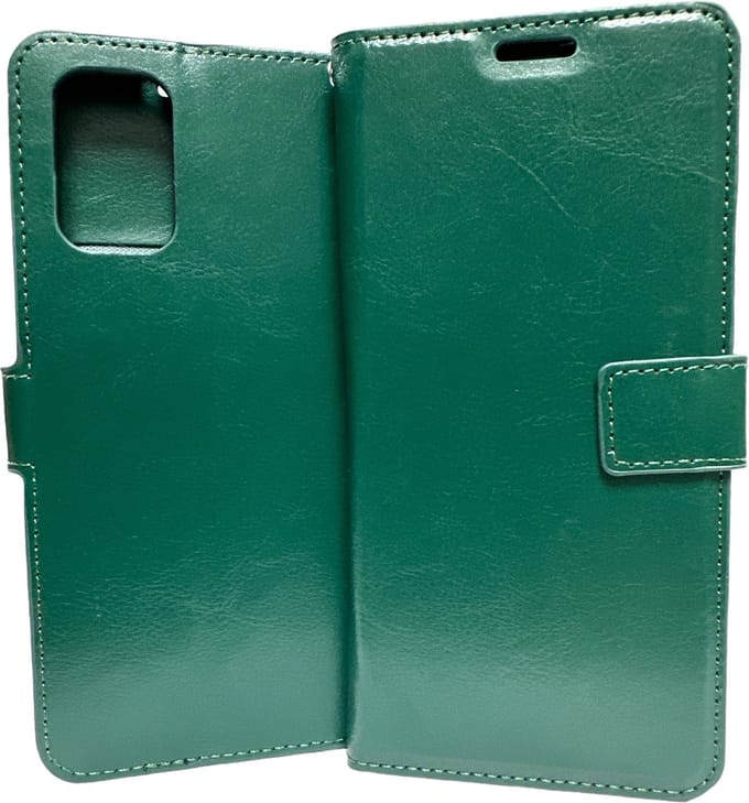 Portemonnee Book Case Hoesje Geschikt voor: Samsung Galaxy S20 Plus groen