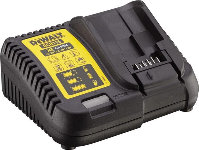 DeWALT DCB115-QW Binnen Zwart, Geel batterij-oplader