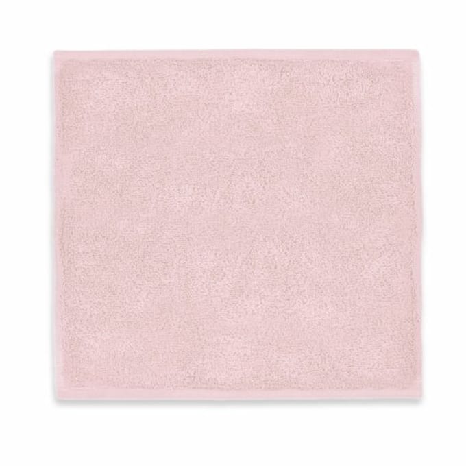 Spuugdoek uni line blush- babyroze - 1 stuk met naam